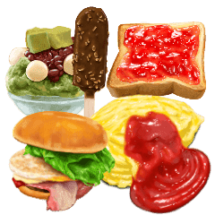 Delicious Food Illustrations2 Line Stickers Line Store