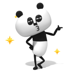 Papan Ga Panda Animation Sticker ver.2