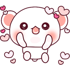 ♡愛是超級快！蓬鬆小熊 PINK♡2