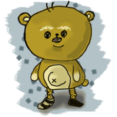 Popo-kun the ugly and cute bear