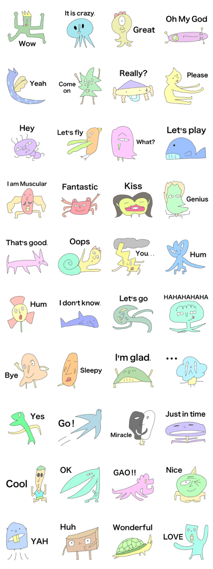 Great creatures.