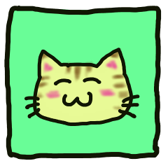 Nakamura and cute cat sticker