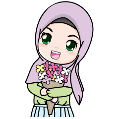 Lovely Hijab  Girl Eng LINE stickers  LINE STORE