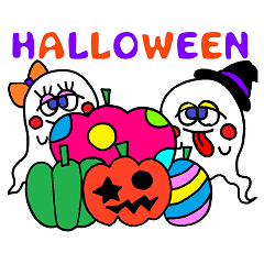 Halloween & autumn sticker