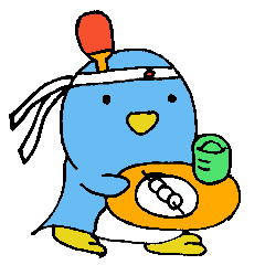 table tennis penguin : nippen-kun No.4