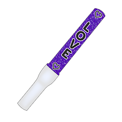 Penlight sticker purple