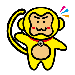 幸運的黃色的猴子『福鈴』