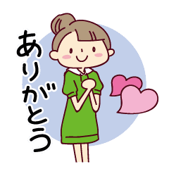 女の子がいっぱい あいさつ言葉 再配布 Line スタンプ Line Store