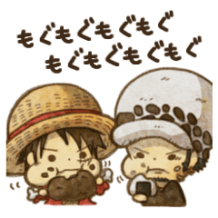 One Piece Sticker By Nora Line Stickers Line Store One Piece Sticker By Nora Line Stickers Line Store
