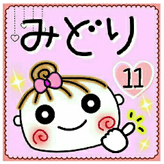 Convenient sticker of [Midori]!11