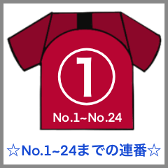 soccer numbers sticker 2-1
