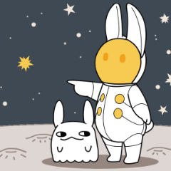 Space and rabbits