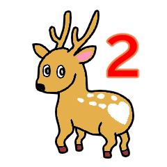 Young Deer Daily Sticker 2