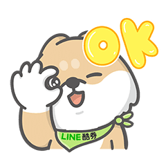 LINE Giftshop's Free Stickers × Hi John