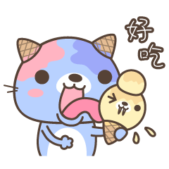 Ice cream Cat & Sea lion