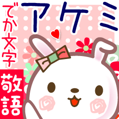 Rabbit sticker for Akemi-san