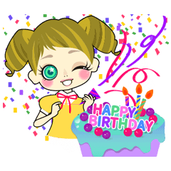 Dress-up doll Sticker