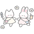 The fluffy bunny sticker 18