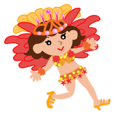 Samba dancer Maria