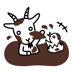 どろんこヤギとひよこくん Line スタンプ Line Store どろんこヤギとひよこくん Line スタンプ Line Store