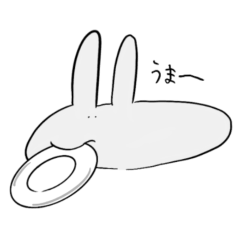 Rabbit-like sticker