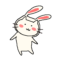 cat rabbit sticker part2