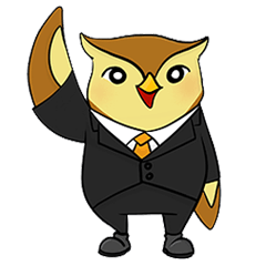 Mr. Owricky, the business owl