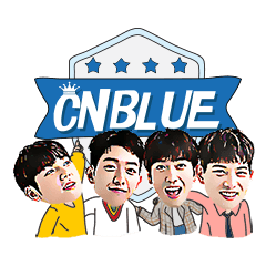 CNBLUE OFFICIAL STICKER