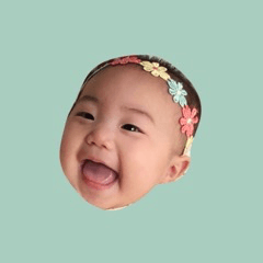 Baby stickers for daily life.