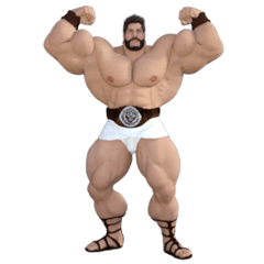 HERCULES The Ultimate Muscle Man 3D – LINE stickers | LINE STORE