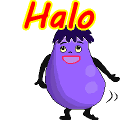 Eggplant Animated Stickers Indonesian Line Stickers Line Store