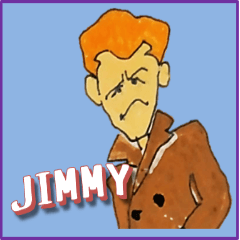 An original sticker entitled "My Jimmy"