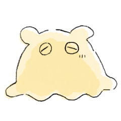 fluffy mendako sticker