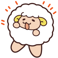Mochi Sheep kawaii Sticker