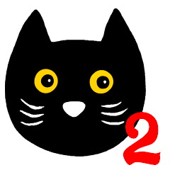 Black cat called happiness2
