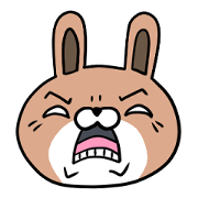 Chocolate Rabbit Face