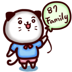 87 Family-小白喵喵之日常生活喜怒哀樂篇
