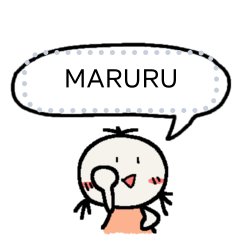 Maruru message sticker 2/TH