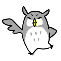 Sticker of a pleasant owl2