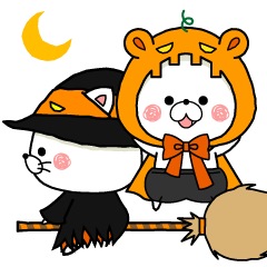 Halloween party in bear's house.