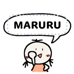 Maruru message sticker 2/Other