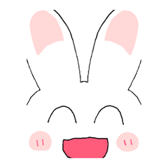 Rabbit Sticker (Name:Usa)