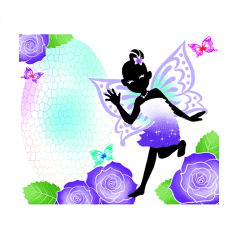 妖精とお花のさりげなく上品なスタンプ Line スタンプ Line Store 妖精とお花のさりげなく上品なスタンプ Line スタンプ Line Store