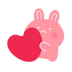 My cute rabbit sticker