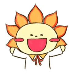 Laughter yoga Sticker Sun