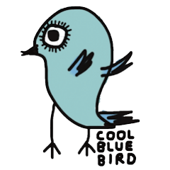 Cool blue Bird