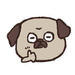 Pug Sticker2020