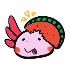 Axolotl`s Sticker season ver.