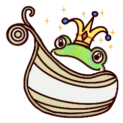 Mr.Frog, who enjoys leisurely