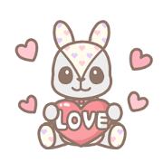 stuffed rabbit. stuffed rabbit.